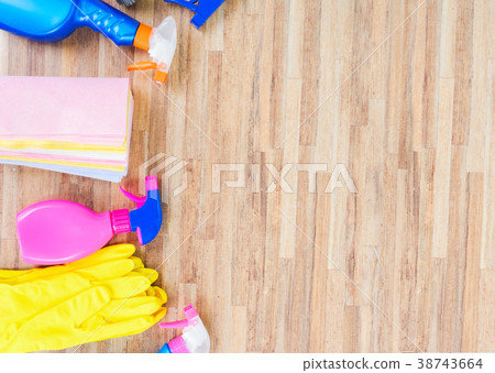 Spring cleaning concept Spring cleaning concept 38743664