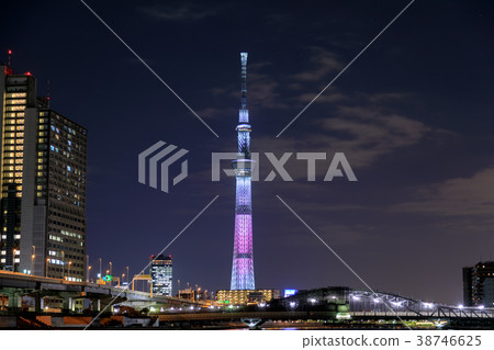 東京天空之樹春天有限公司點亮“麥” 38746625