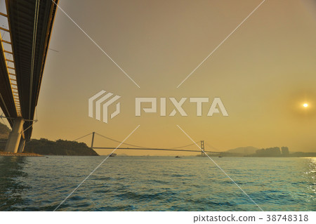 Ting Kau Bridge at Hong kong 2018 38748318