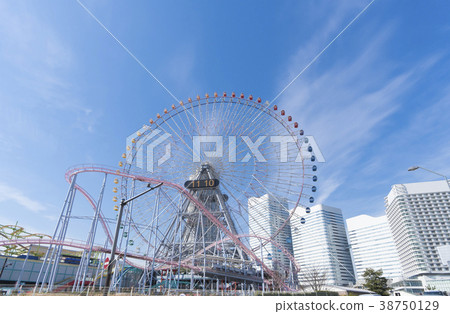 Yokohama scenery, blue sky Yokohama scenery, blue sky 38750129