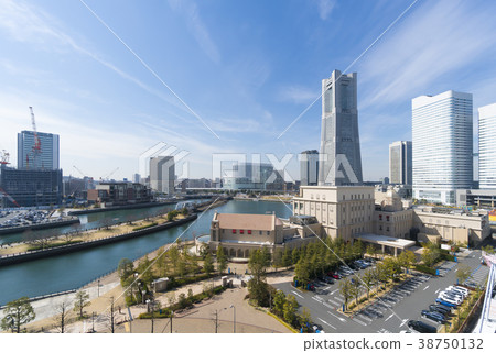 Yokohama scenery, blue sky 2018 38750132