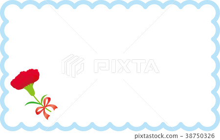 Mother's Day Message Card Carnation Business Card Regular Size 91mm x 55mm 38750326