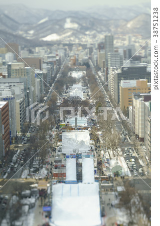 從札幌電視塔(雪節場地)觀看 從札幌電視塔(雪節場地)觀看 38751238