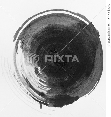 Texture abstract background circel ink,black white Texture abstract background circel ink,black white 38751889