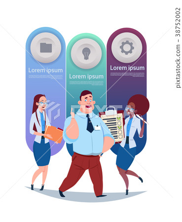 Set Of Template Infographic Elements With Group Of 38752002
