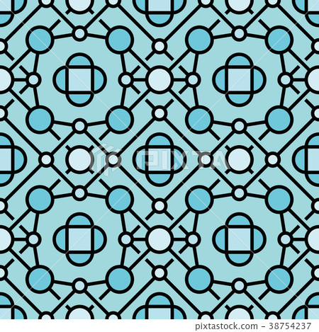 Geometric Organic Pattern-Seamless Geometric Organic Pattern-Seamless 38754237