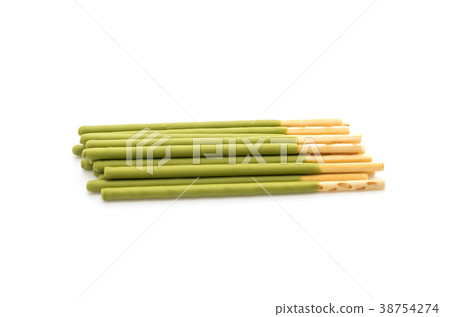 biscuit stick with green tea flavored biscuit stick with green tea flavored 38754274