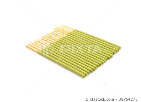 biscuit stick with green tea flavored biscuit stick with green tea flavored 38754275
