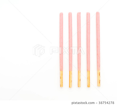 biscuit stick with strawberry flavored biscuit stick with strawberry flavored 38754278