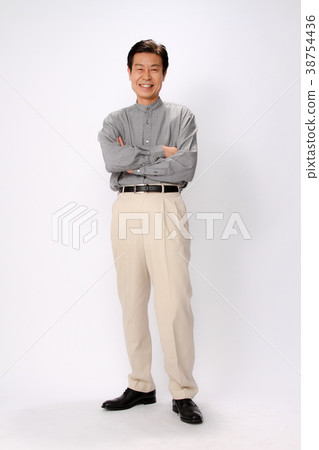 清爽50年代全身灰色襯衫 38754436