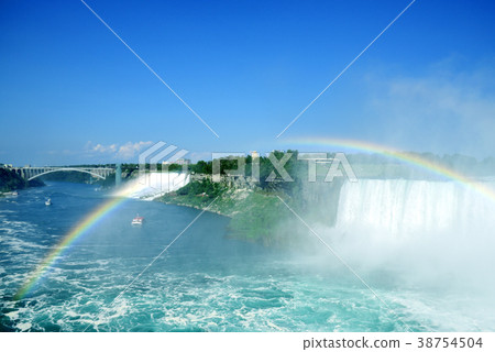 Rainbow and Niagara Falls 38754504