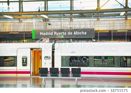 Modern hi-speed passenger train  38755575