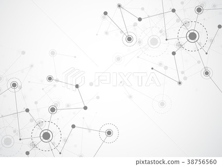 Abstract connecting dots and lines Abstract connecting dots and lines 38756560