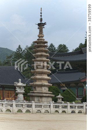 Woljeongsa Temple, Odae Mountain, Pyeongchang County, Gangwon Province Woljeongsa Temple, Odae Mountain, Pyeongchang County, Gangwon Province 38759599