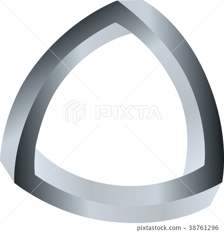 Optical Illussion Triangle 38761296