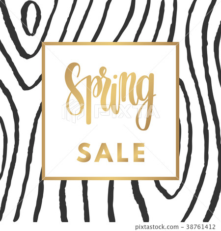 Spring sale banner. Spring sale banner. 38761412