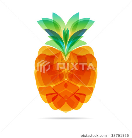 Pineapple design on white Pineapple design on white 38761526