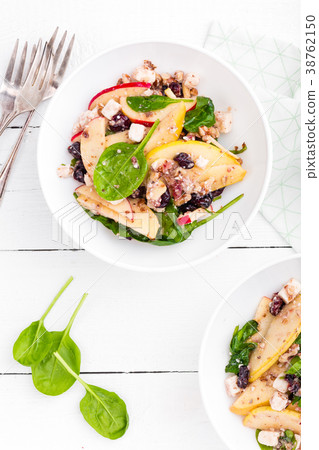 Healthy fruit and berry salad 38762150