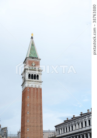 St Mark's Campanile in Venice, Italy. St Mark's Campanile in Venice, Italy. 38763880