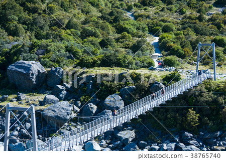 «新西蘭»庫克山胡克山谷軌道第一懸索橋 «新西蘭»庫克山胡克山谷軌道第一懸索橋 38765740