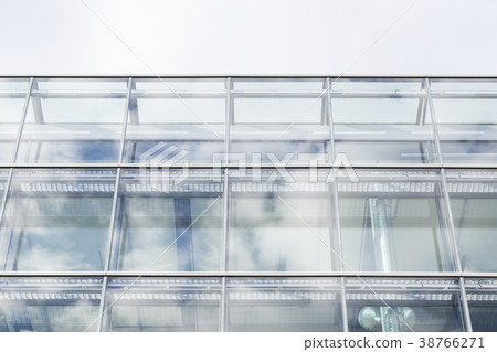 Big modern glass minimalistic office building Big modern glass minimalistic office building 38766271