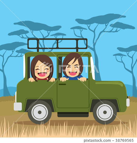 Safari Travel Couple Safari Travel Couple 38769565