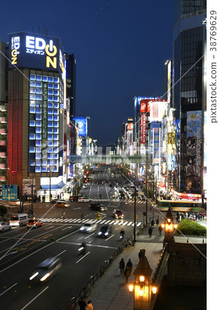 Tokyo cityscape in Japan I want a view of Akihabara, Tokyo 38769629