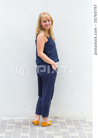 portrait of smart and beautiful caucasian 38769797