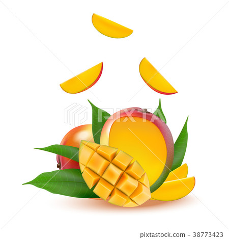Mango fruit for fresh juice, jam, yogurt, pulp. Mango fruit for fresh juice, jam, yogurt, pulp. 38773423