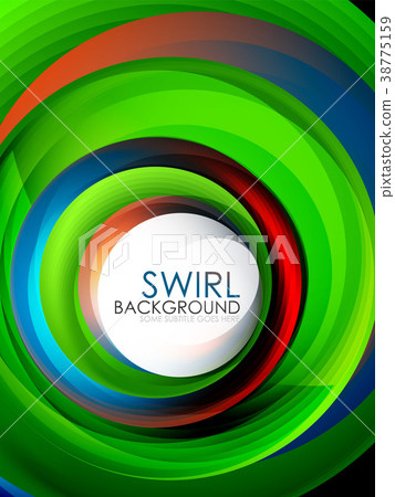 Spiral swirl flowing lines 3d effect abstract Spiral swirl flowing lines 3d effect abstract 38775159