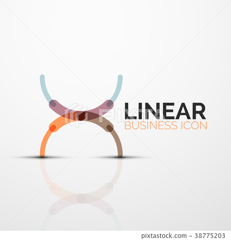 Outline minimal abstract geometric linear business Outline minimal abstract geometric linear business 38775203