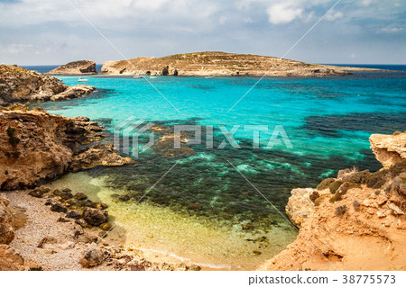 Comino island between Malta and Gozo island. Comino island between Malta and Gozo island. 38775573