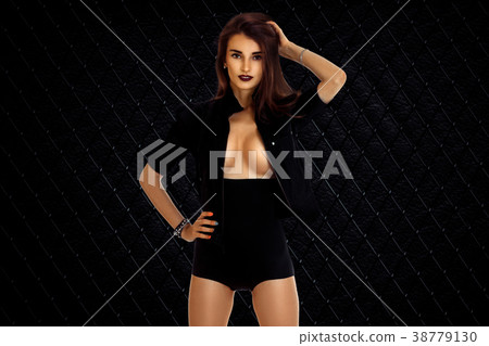 young beautiful girl in black dress with nude young beautiful girl in black dress with nude 38779130