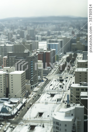 View from Sapporo TV Tower (Diorama style) View from Sapporo TV Tower (Diorama style) 38780914
