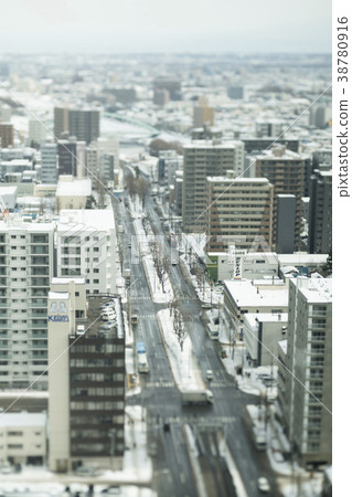 View from Sapporo TV Tower (Diorama style) View from Sapporo TV Tower (Diorama style) 38780916