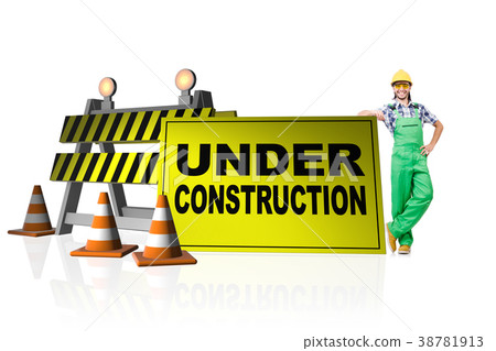 Concept of under construction for your webpage 38781913