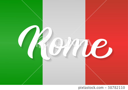 Rome hand lettering - Stock Illustration [38782110] - PIXTA