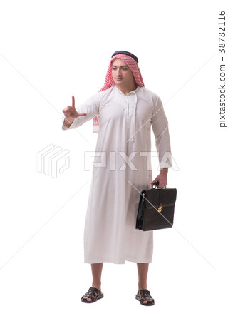 Arab businessman isolated on white background Arab businessman isolated on white background 38782116