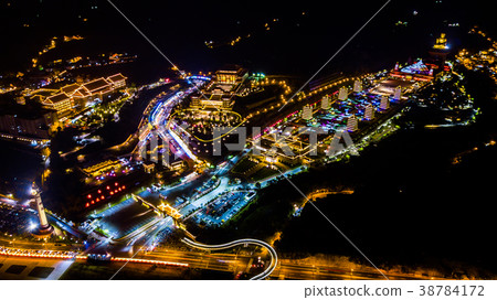 台灣高雄高屏溪斜張橋與佛陀紀念館Asia Taiwan Kaohsiung Bridge 38784172