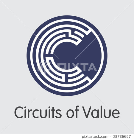 Circuits Of Value - Virtual Currency Coin Image. 38786697