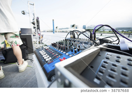 Party DJ equipment on board 38787688