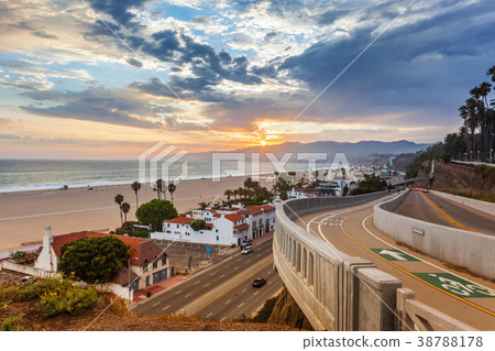 Sunset view from california incline 38788178