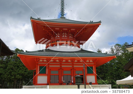 Koyasan Kanemonji temple Nemoto big tower Koyasan Kanemonji temple Nemoto big tower 38788473