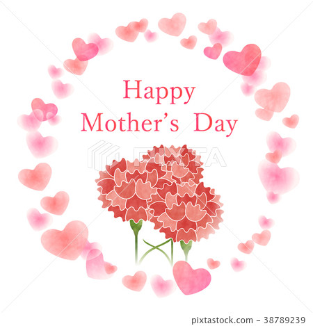 Carnation mother's day flower icon 38789239