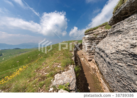 First World War - Trenches in Lessinia - Italy First World War - Trenches in Lessinia - Italy 38789386