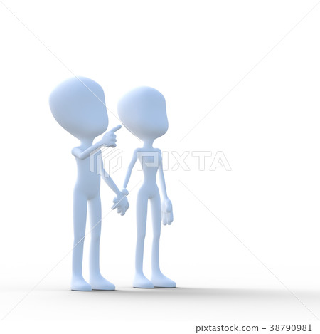 Couple holding hands handing perming3 DCG stock vector 38790981