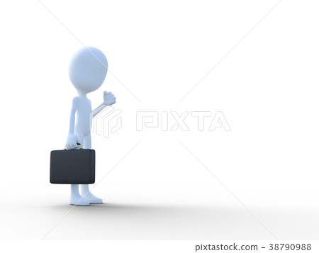 商人perming3DCG插圖膽量 38790988