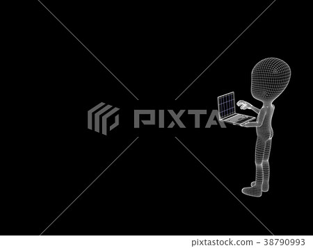 Perming 3 DCG operating the personal computer 38790993