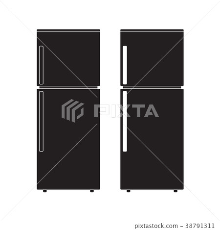 Refrigerator icon Vector Illustration. Flat Sign Refrigerator icon Vector Illustration. Flat Sign 38791311