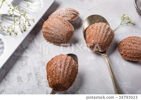 Homemade chocolate cookies Madeleine 38793023